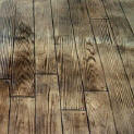 Hardwood Floor Running Bond Stamped Overlay