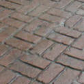 Old Brick Basket Weave Stamped Concrete