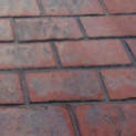 Stamped Concrete Walkway with Matcrete Brick Pattern