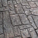 Random Cobblestone Stamped Concrete