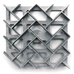 4" x 8" Brick Herringbone Aluminum Pattern Imprinting Stamp