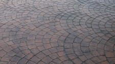 European Fan Stamped Concrete