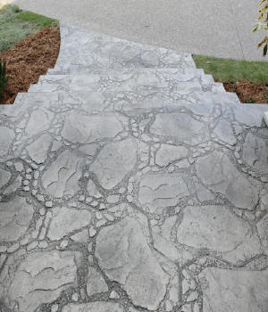 Stamped Concrete Patio - Garden Stone