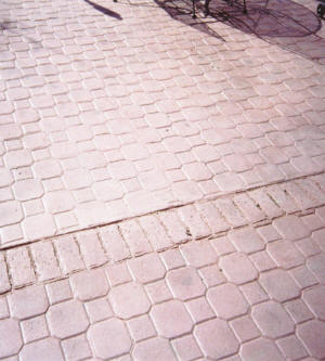 Stamped Concrete Patio - Holland Cobble Paver
