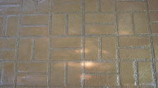 New Brick Basket Weave Stamped Overlay