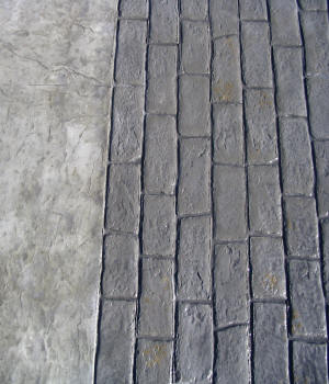 Stamped Concrete Plaza - Old Englysh Cobblestone