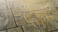 Random Ashlar Stone Stamped Concrete