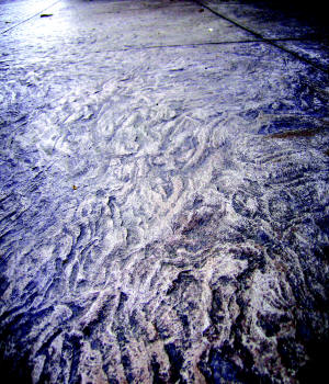 Stamped Concrete Driveway - Wave Crete