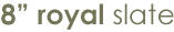 Made from 3 Rivers Flagstone, MATCRETE� 8" Royal Slate Tile is a series of tiles laid in a stacked bond tile pattern with defined V joints.
