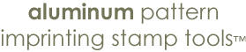MATCRETE® Aluminum Pattern Imprinting Stamp Tools™ are the original cast-in-place concrete stamps.These tools provide an imprinted pattern that leaves a smooth surface and deep joints.
