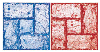 California Weave Decorative Concrete Stamps