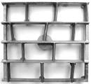 Large Cobblestone Aluminum Stamped Concrete Imprinting Tool