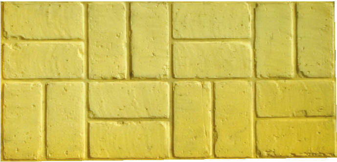Overlay Basket Weave Brick Decorative Overlay Stamp