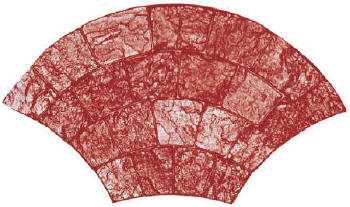 French Fan Decorative Concrete Stamps