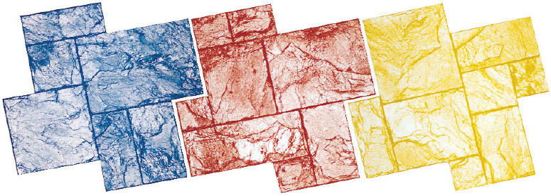 Grand Ashler Slate Decorative Concrete Stamps