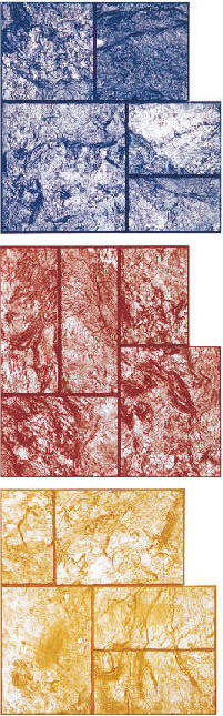 Large Ashler Slate Decorattive Concrete Stamps