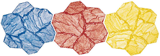 Split Rubblestone Decorative Concrete Stamps