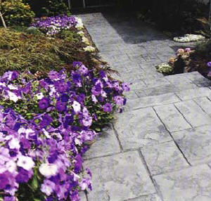 Stamped Concrete Entry - Ashler Stone