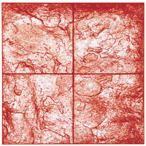 12" Cut Stone Decorative Concrete Stamp