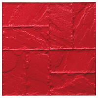 6" x 12" Basket Weave Stone Decorative Concrete Stamp