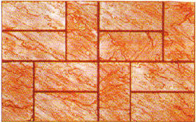 6" x 12" New England Weave Decorative Concrete Stamp