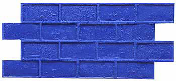 Old Brick Running Bond Decorative Concrete Stamps