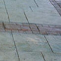 8" x 16" Slate with 4" Tile Stamped Concrete Border