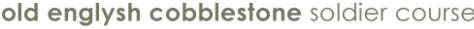 MATCRETE Old Englysh Cobblestone Soldier Course is a border tool that  a series of antiquated cobblestones capable to accommodate most field patterns and seamless textures.
