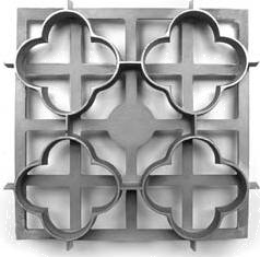 Four Leaf Clover Aluminum Pattern Imprinting Stamp