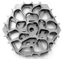 Small River Rock Aluminum Pattern Imprinting Stamp