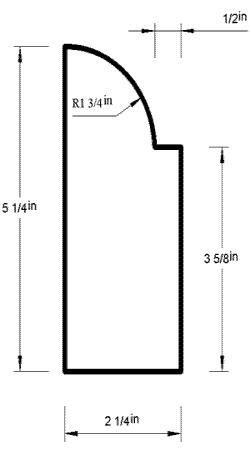 Radius Extension Reusable Formliners