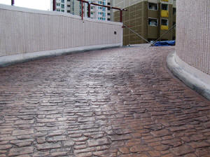 Euro Stone Stamped Driveway